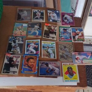 Assorted Baseball Trading Cards Collection